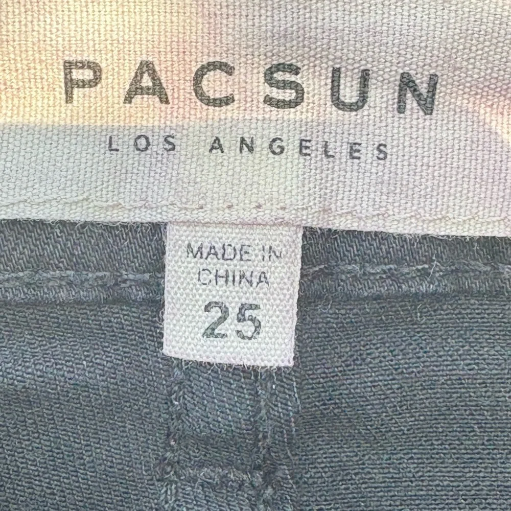 PACSUN Classic Black Wash Mid-Rise Mini Denim Skirt | Size 25